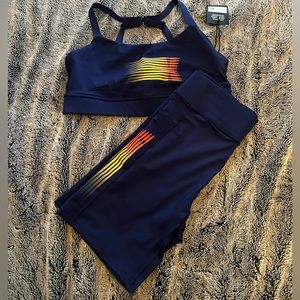 NWT Savage X Fenty sports bra and biker shorts set